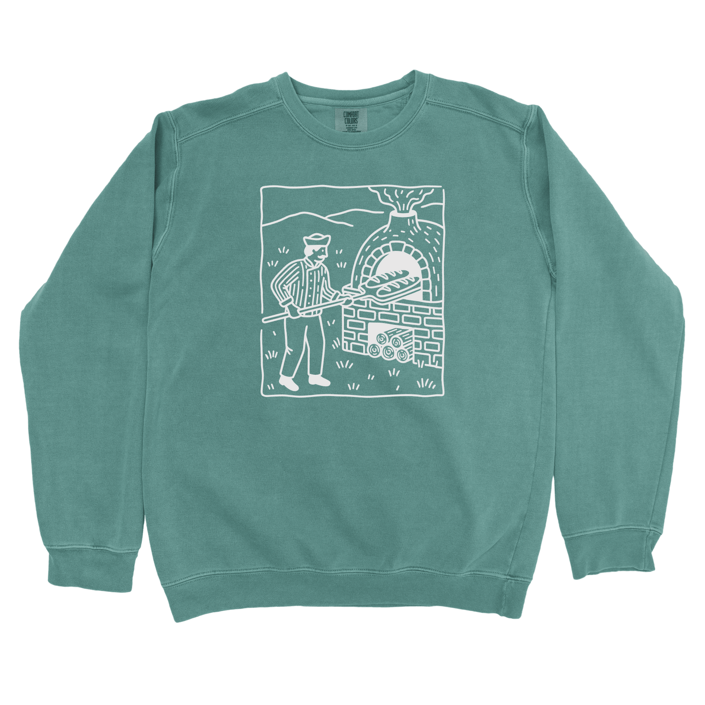T-Shirts Blue Spruce / S Bread Baker Sweatshirt