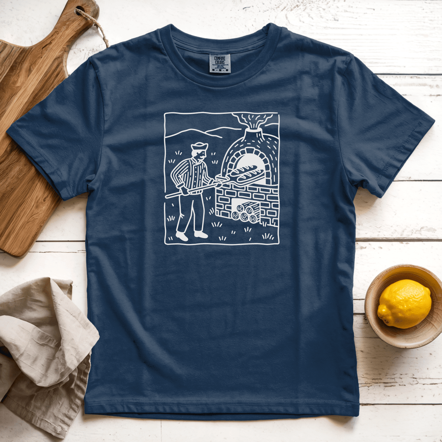 T-Shirts Navy / S Bread Baker