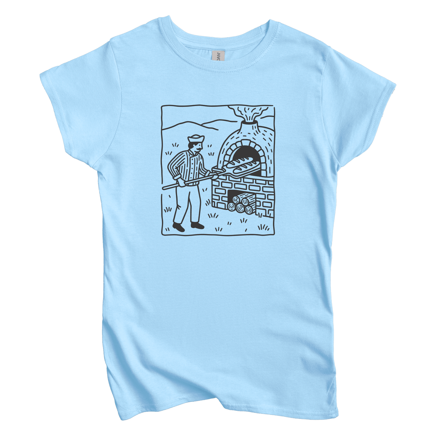 T-Shirts S / Light Blue Bread Baker Women's Tee