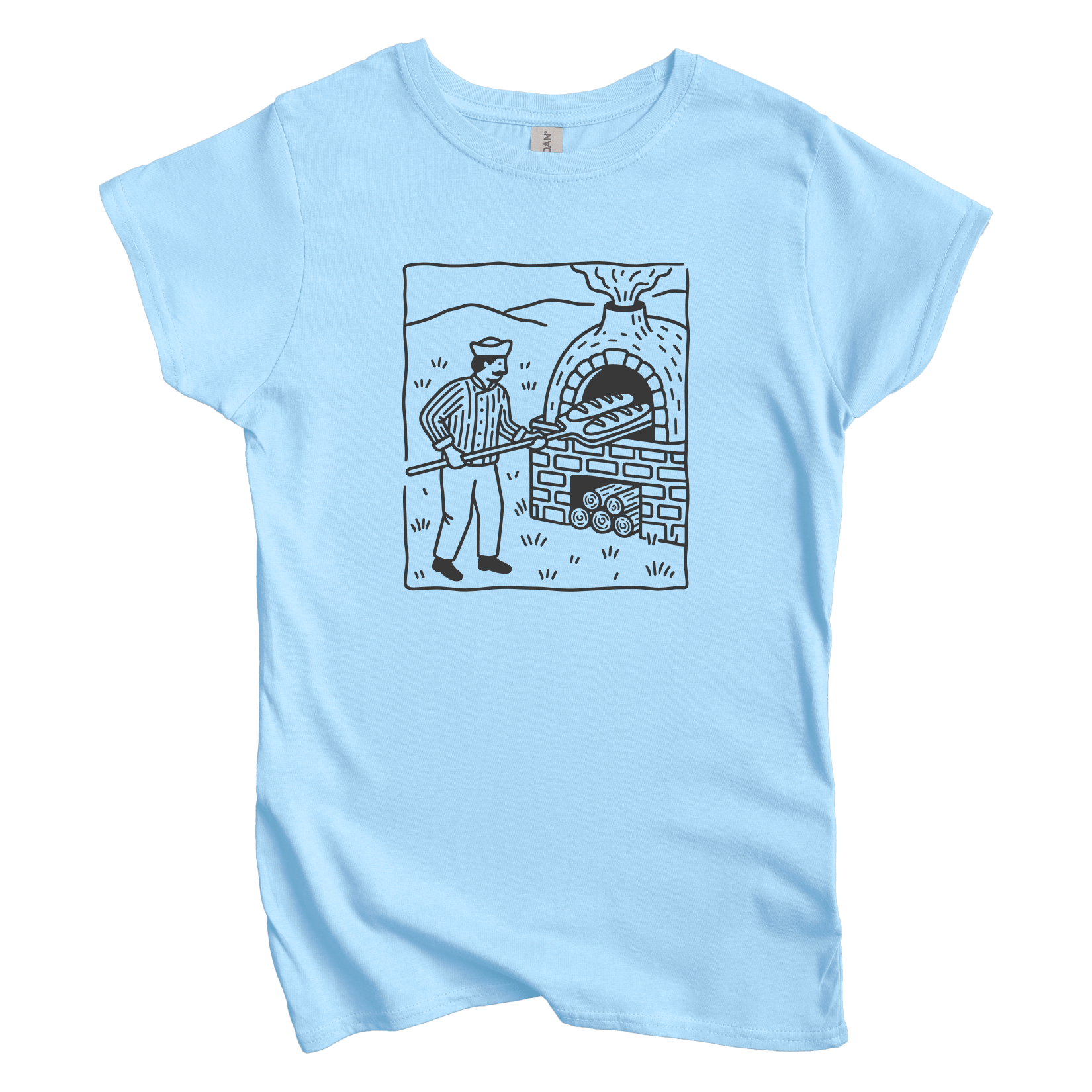 T-Shirts S / Light Blue Bread Baker Women's Tee