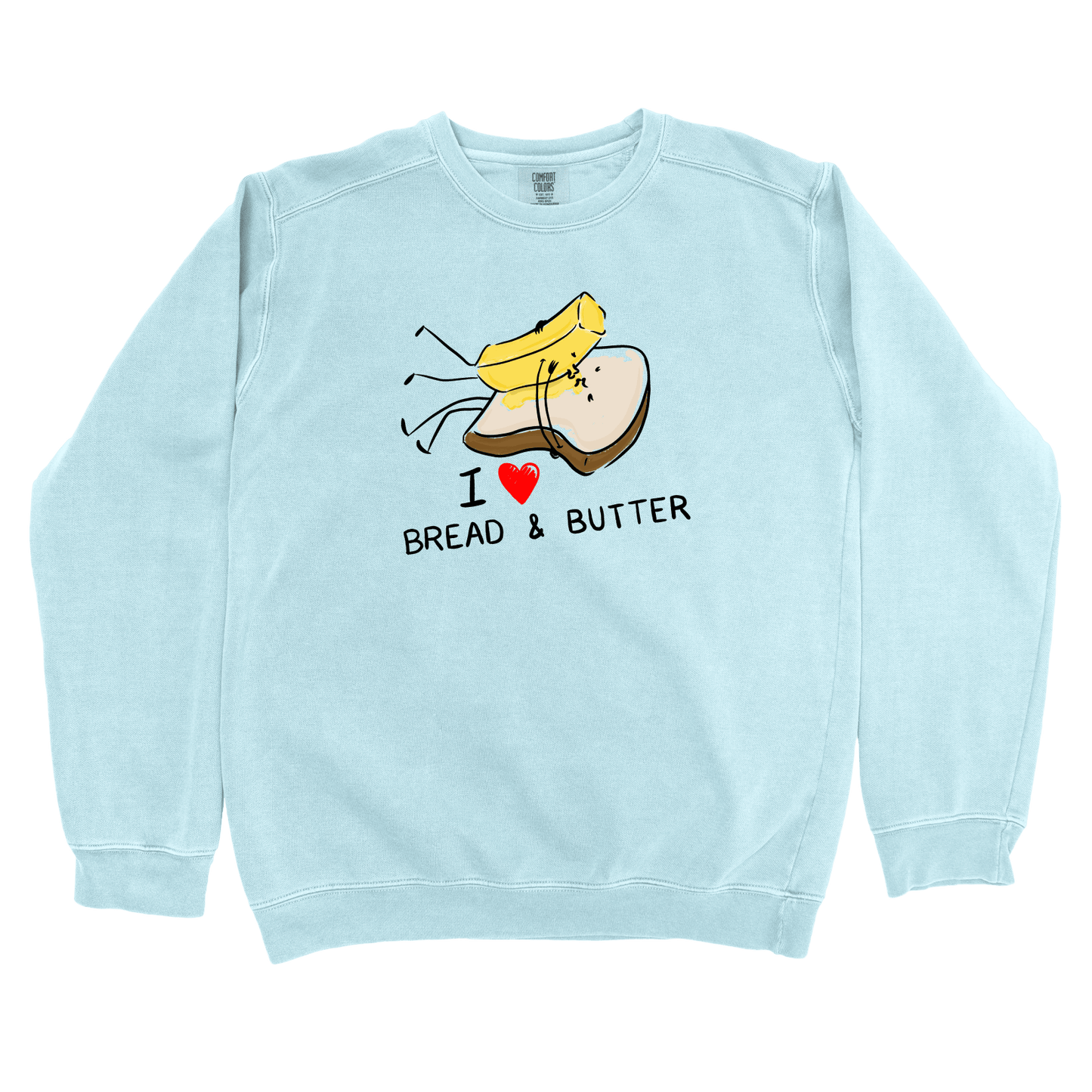 Sweatshirt Chambray / S Bread & Butter: Micro Barbi Sweatshirt