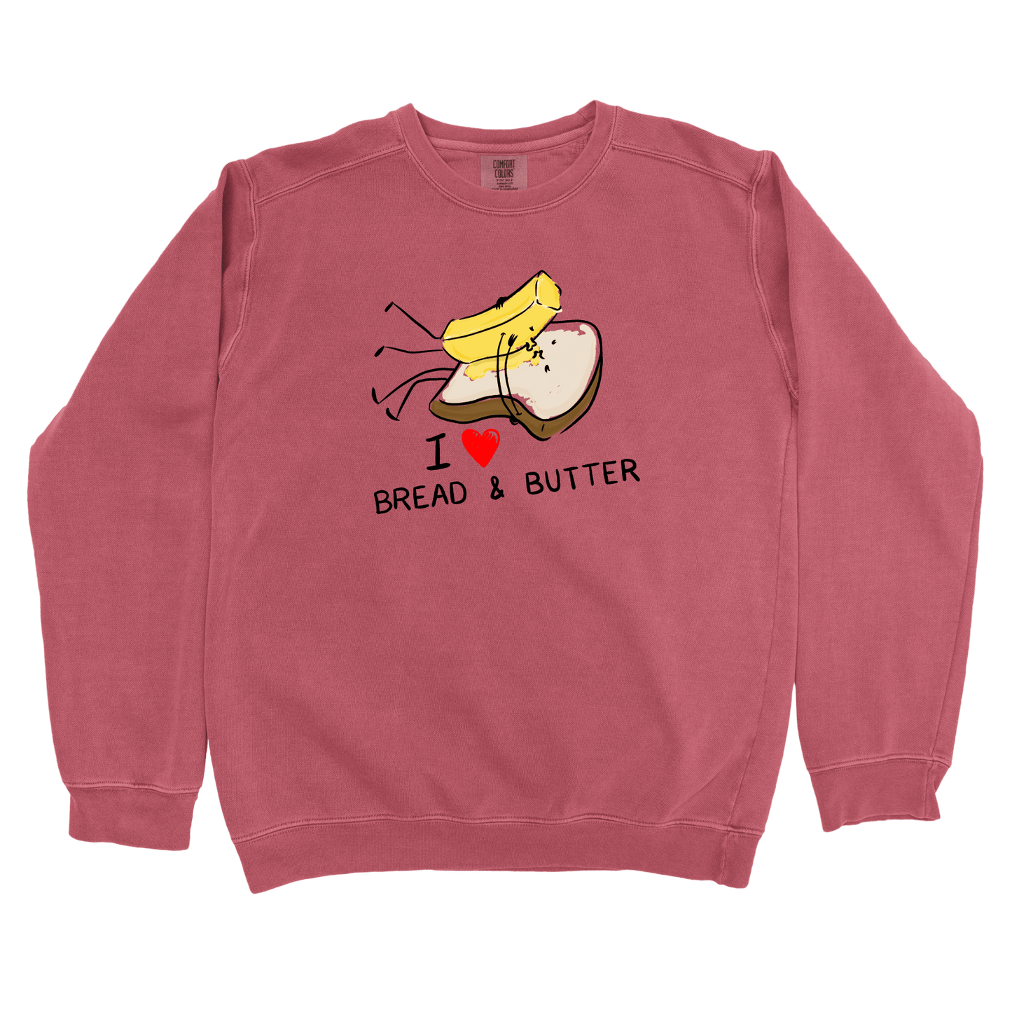 Sweatshirt Crimson / S Bread & Butter: Micro Barbi Sweatshirt