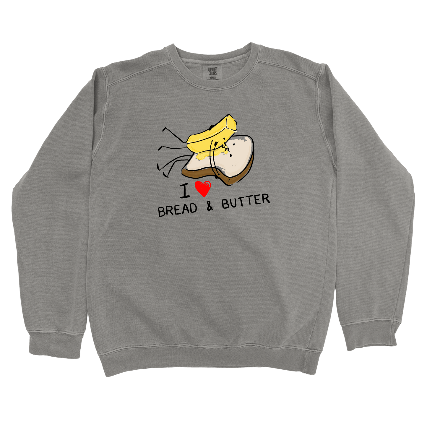 Sweatshirt Grey / S Bread & Butter: Micro Barbi Sweatshirt
