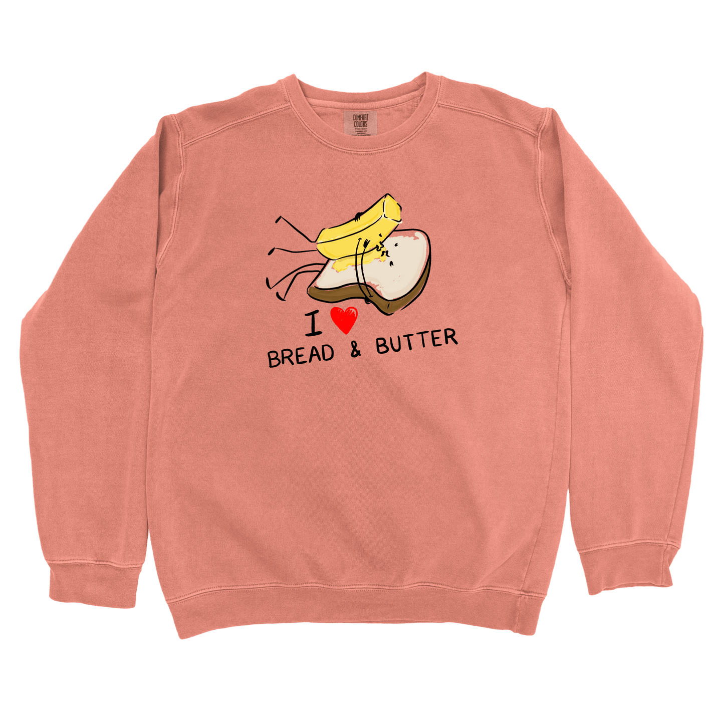 Sweatshirt Terracotta / S Bread & Butter: Micro Barbi Sweatshirt
