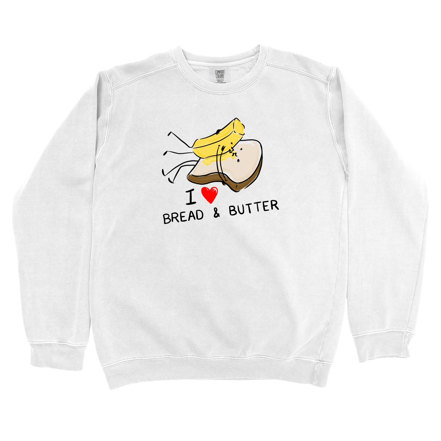 Sweatshirt White / S Bread & Butter: Micro Barbi Sweatshirt