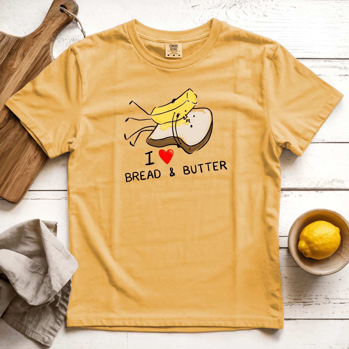 T-Shirt Mustard / S Bread & Butter: Micro Barbi