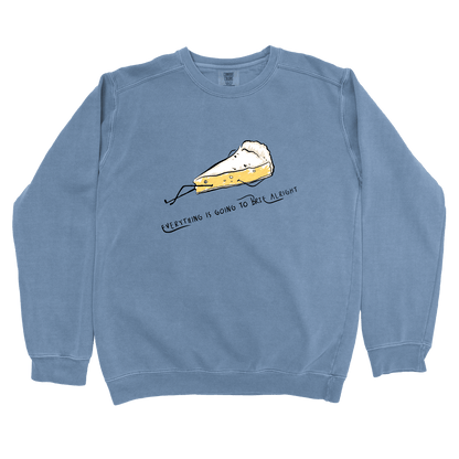 Sweatshirt Blue Jean / S Brie Alright: Micro Barbi Sweatshirt