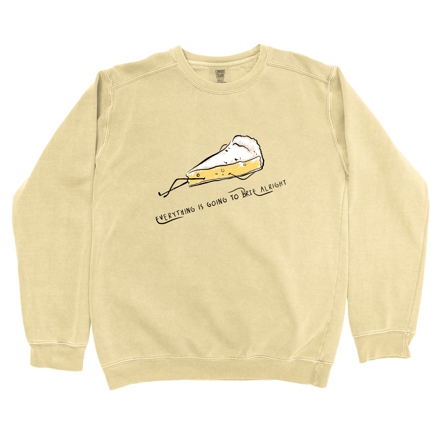 Sweatshirt Butter / S Brie Alright: Micro Barbi Sweatshirt