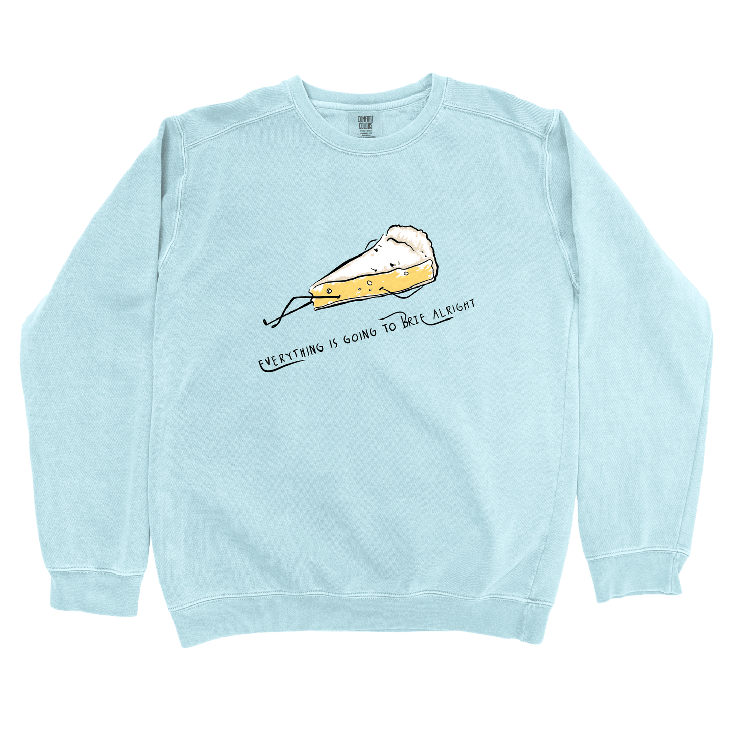 Sweatshirt Chambray / S Brie Alright: Micro Barbi Sweatshirt