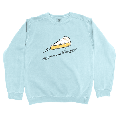 Sweatshirt Chambray / S Brie Alright: Micro Barbi Sweatshirt