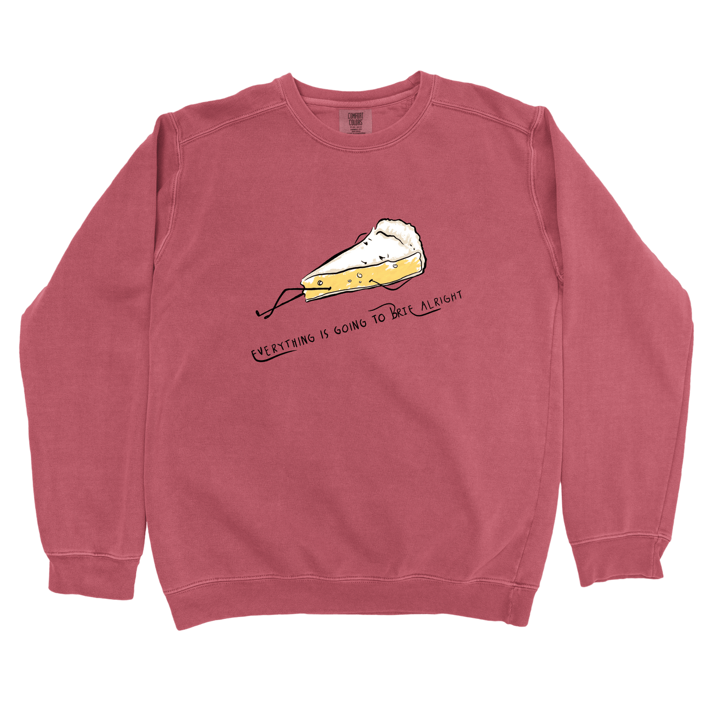 Sweatshirt Crimson / S Brie Alright: Micro Barbi Sweatshirt