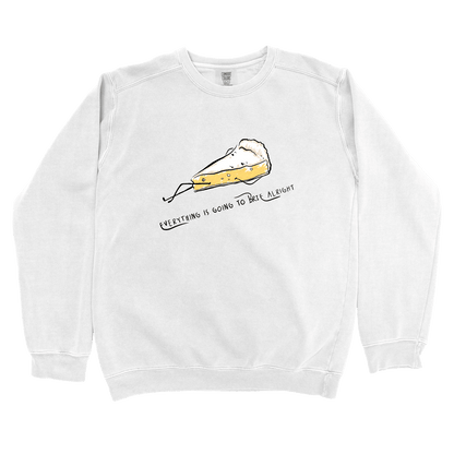 Sweatshirt White / S Brie Alright: Micro Barbi Sweatshirt