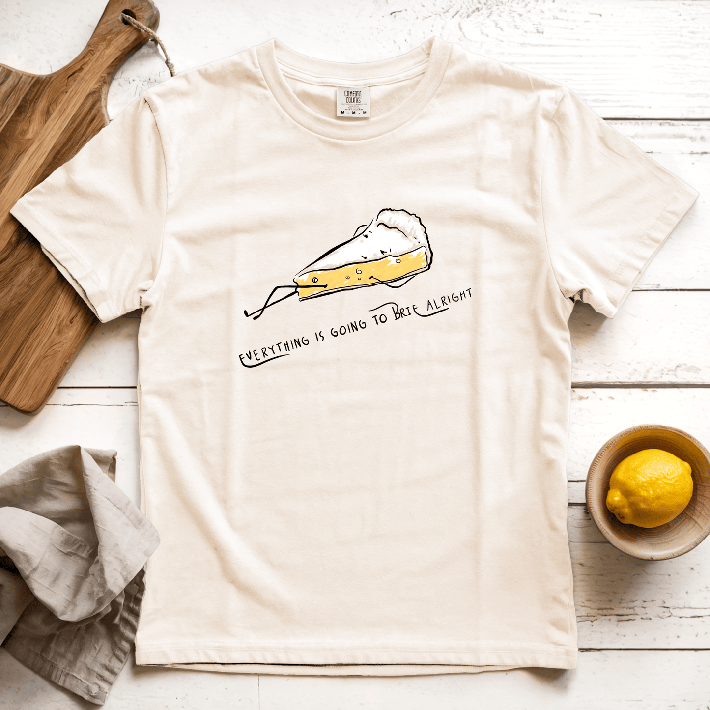 T-Shirt Ivory / S Brie Alright: Micro Barbi
