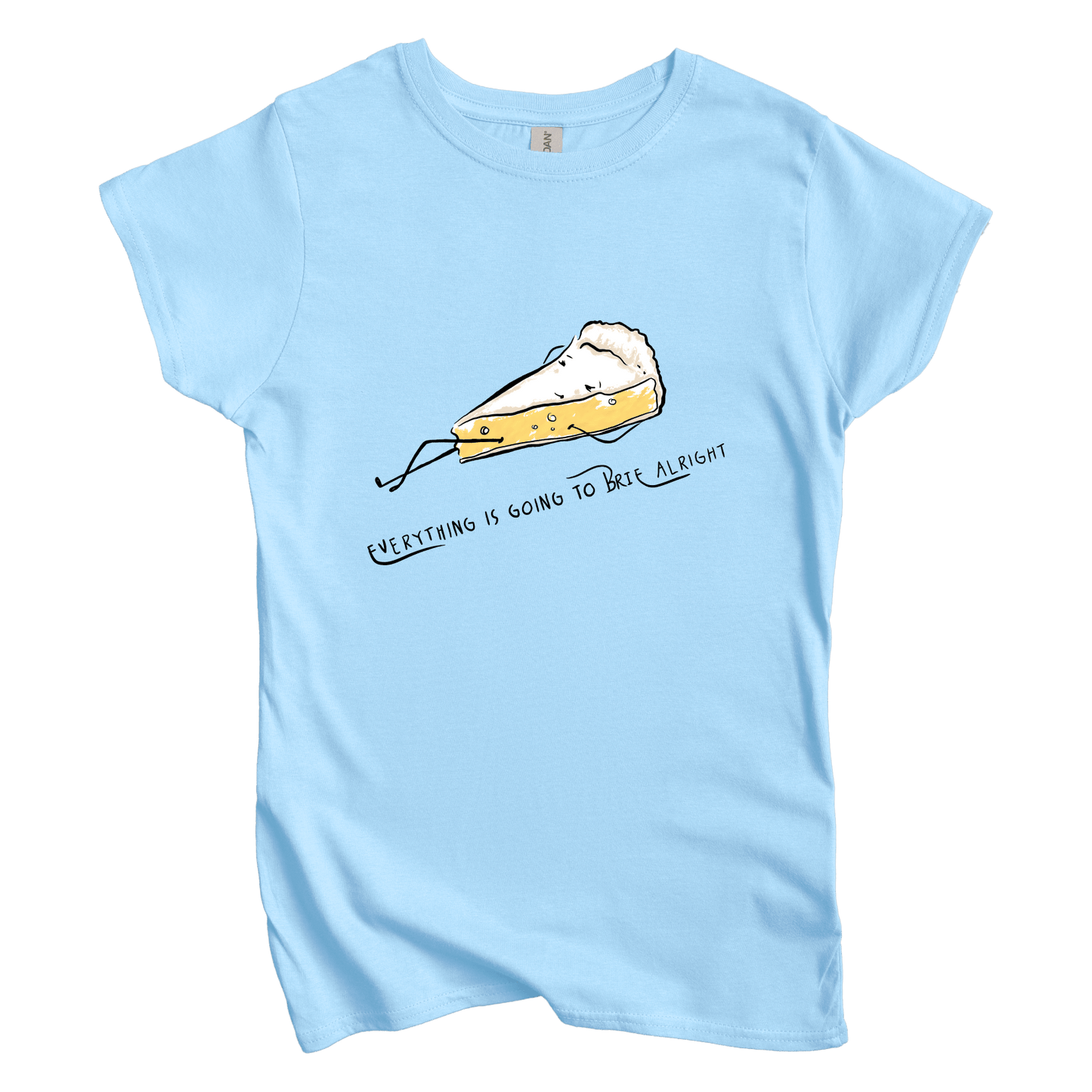 T-Shirt S / Light Blue Brie Alright: Micro Barbi Women's Tee