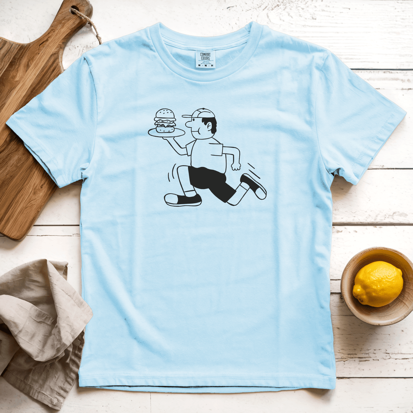 T-Shirts Chambray / S Burger Boy: Sae Karepe