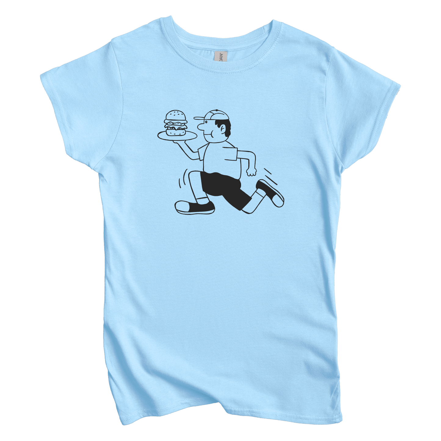 T-Shirts S / Light Blue Burger Boy: Sae Karepe Women's Tee