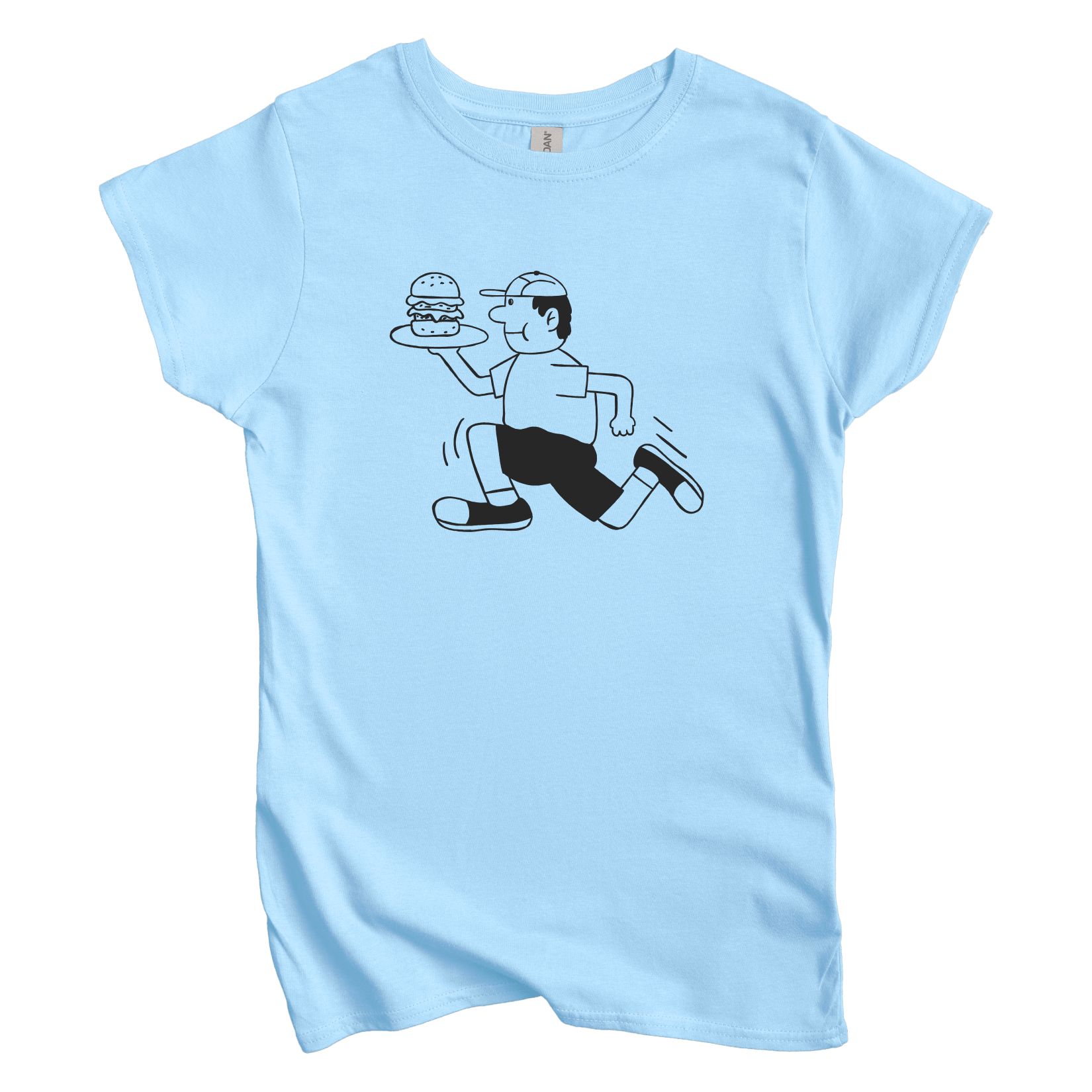 T-Shirts S / Light Blue Burger Boy: Sae Karepe Women's Tee