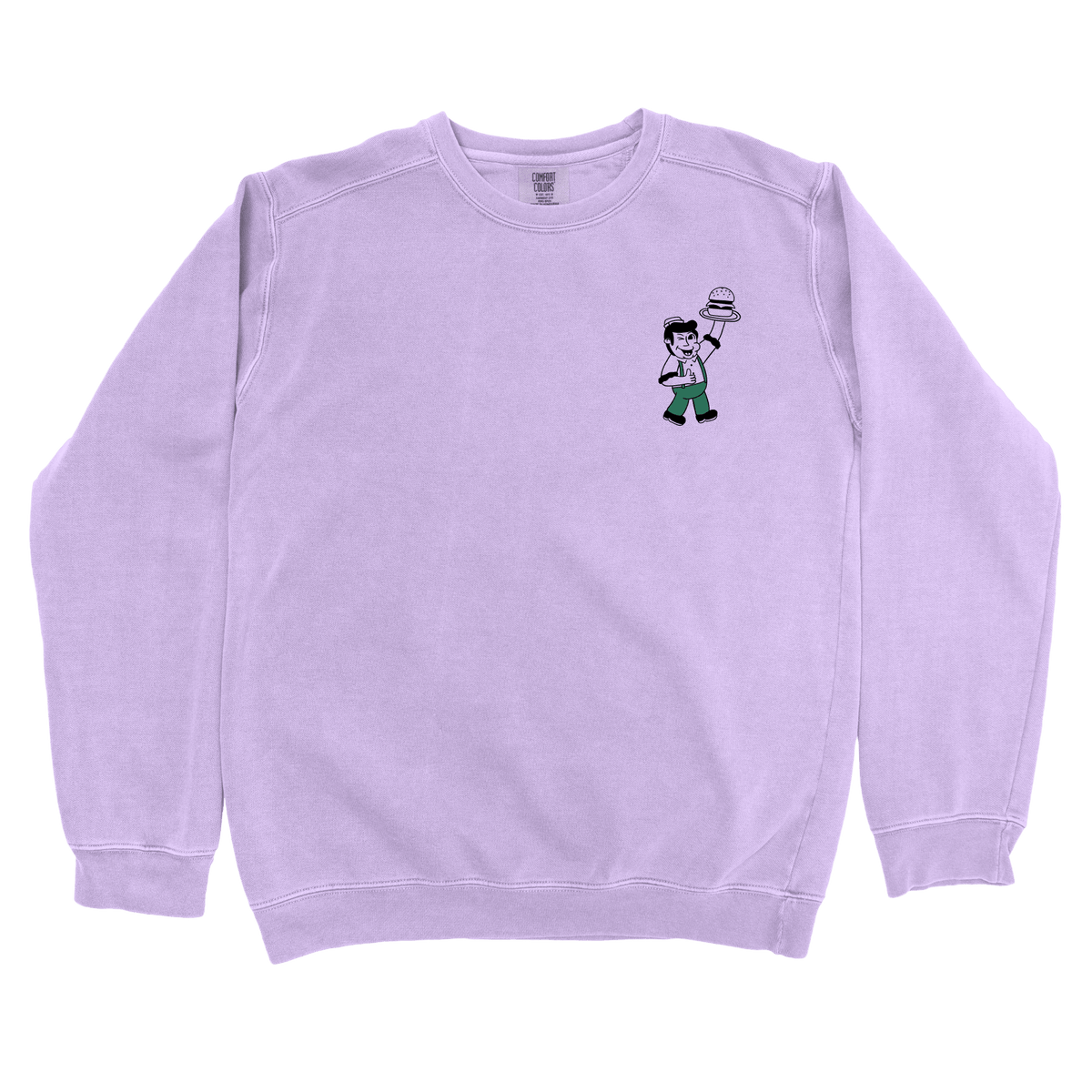 Sweatshirt Orchid / S Burgers Up! Left Chest: Sae Karepe Sweatshirt