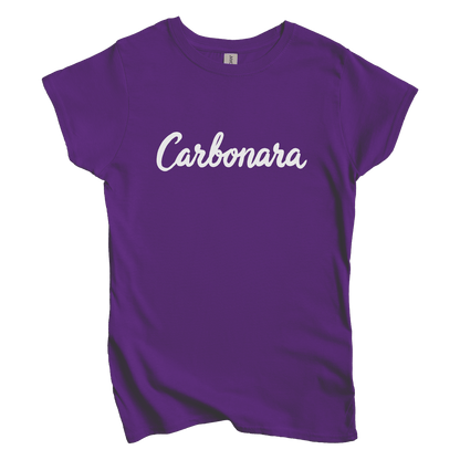 T-Shirts S / Purple Carbonara Women's Tee