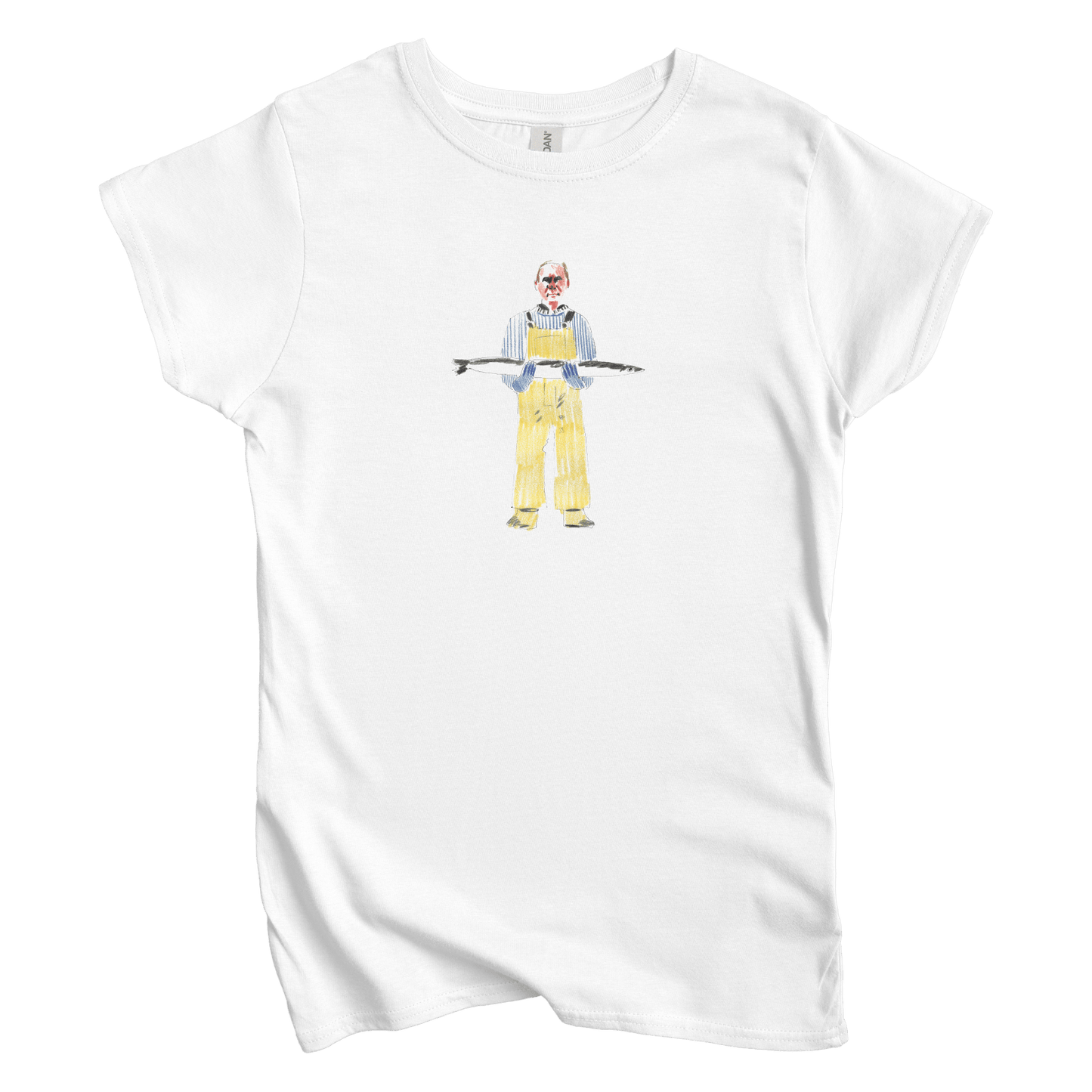 T-Shirts S / White Catch of the Day: Jarek Krzystek Women's Tee