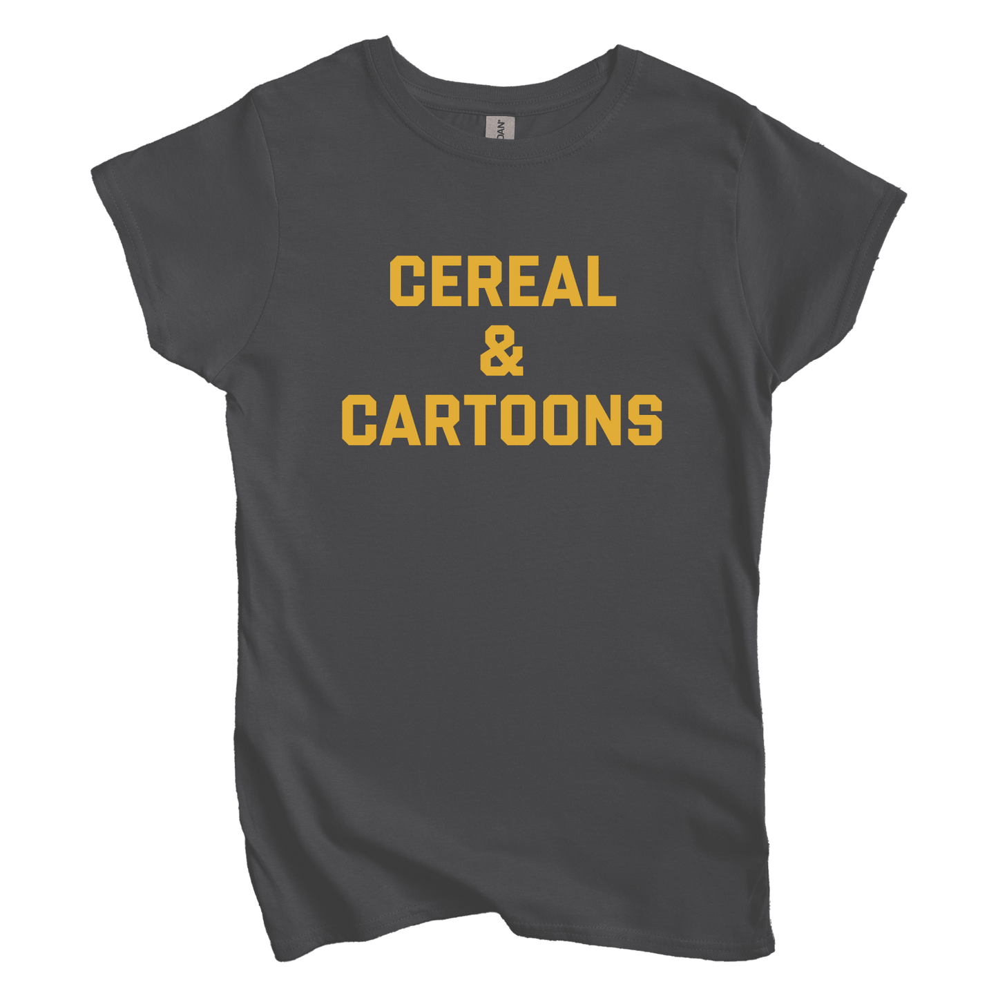 T-Shirt M / Charcoal Cereal and Cartoons Women's Tee