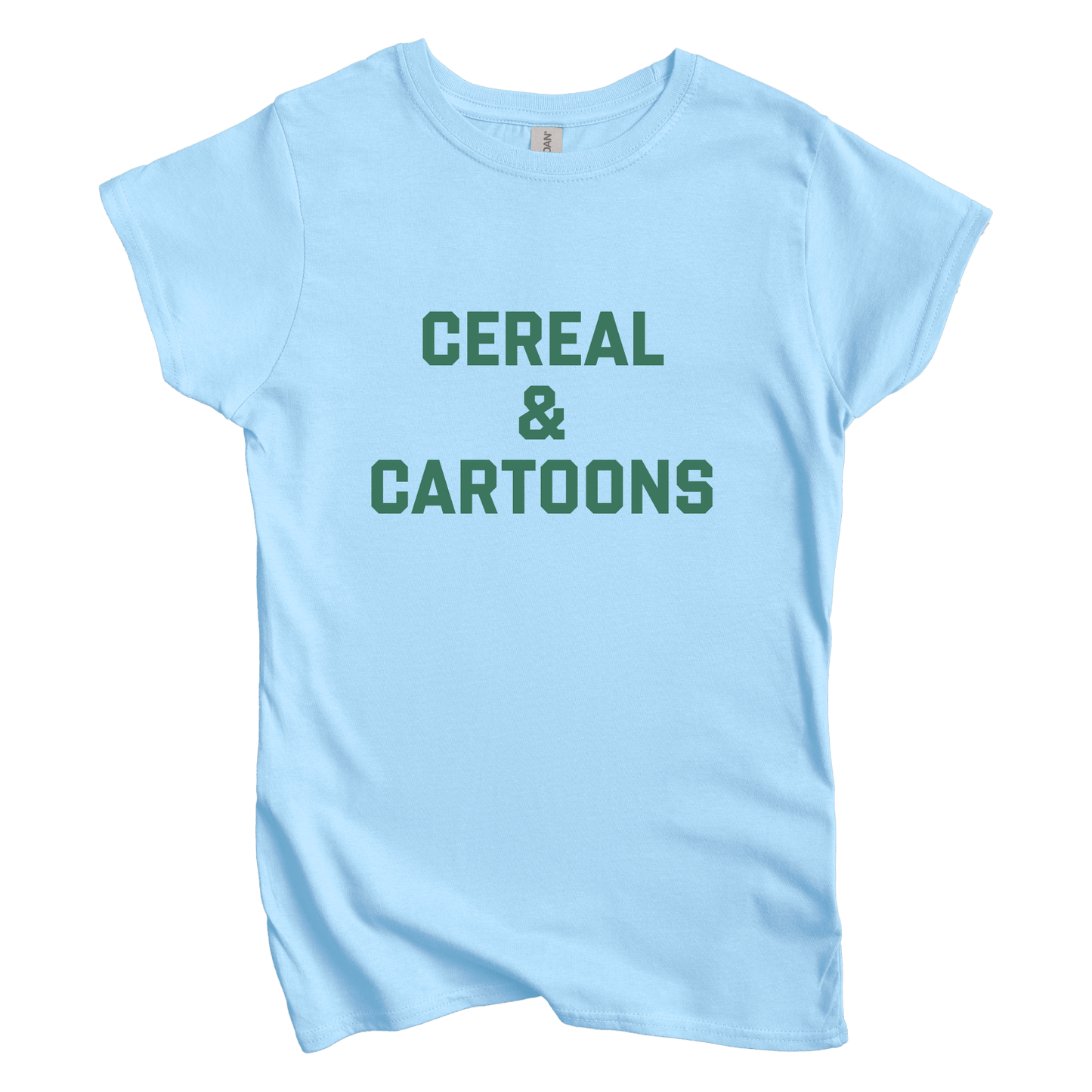 T-Shirt S / Light Blue Cereal and Cartoons Women's Tee