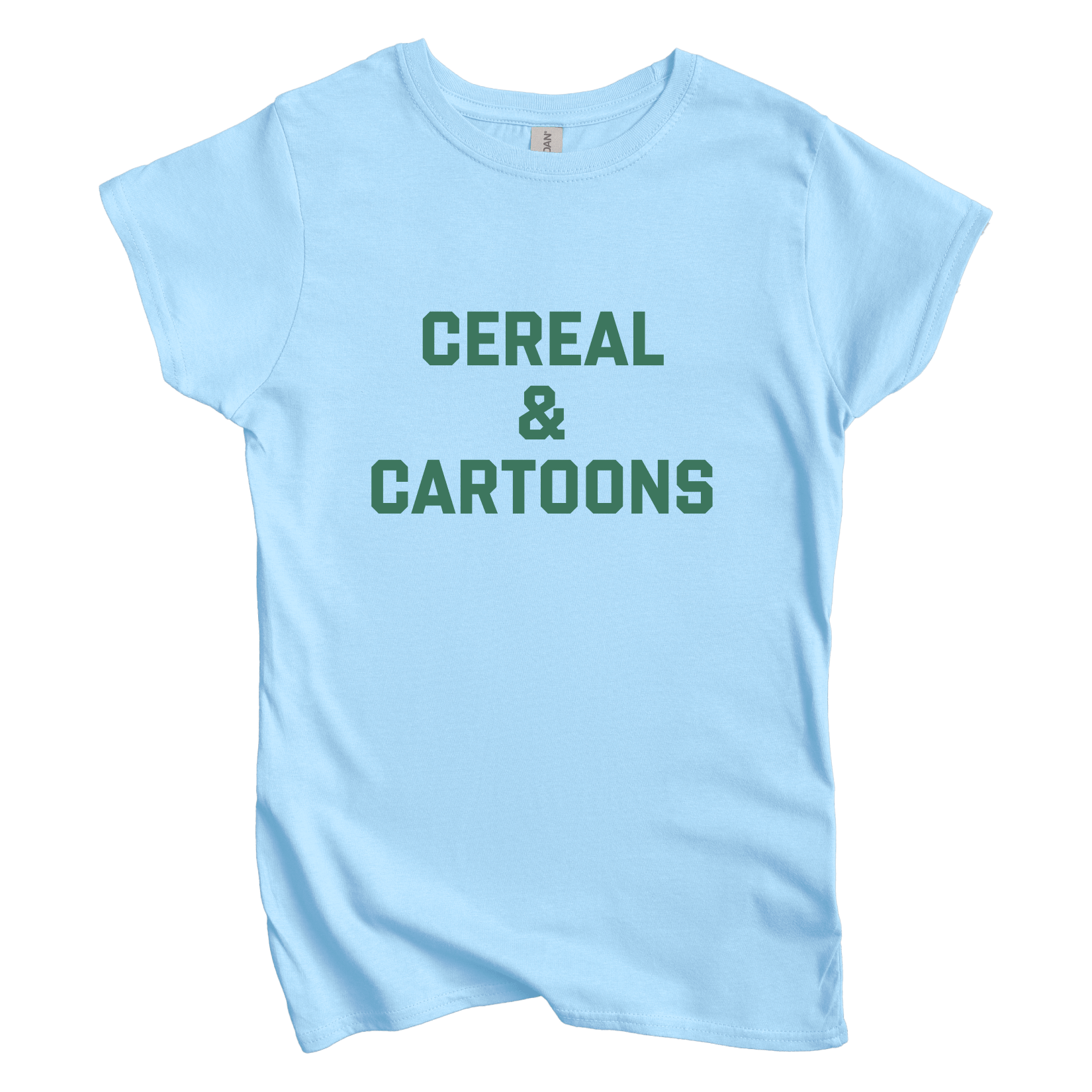 T-Shirt S / Light Blue Cereal and Cartoons Women's Tee