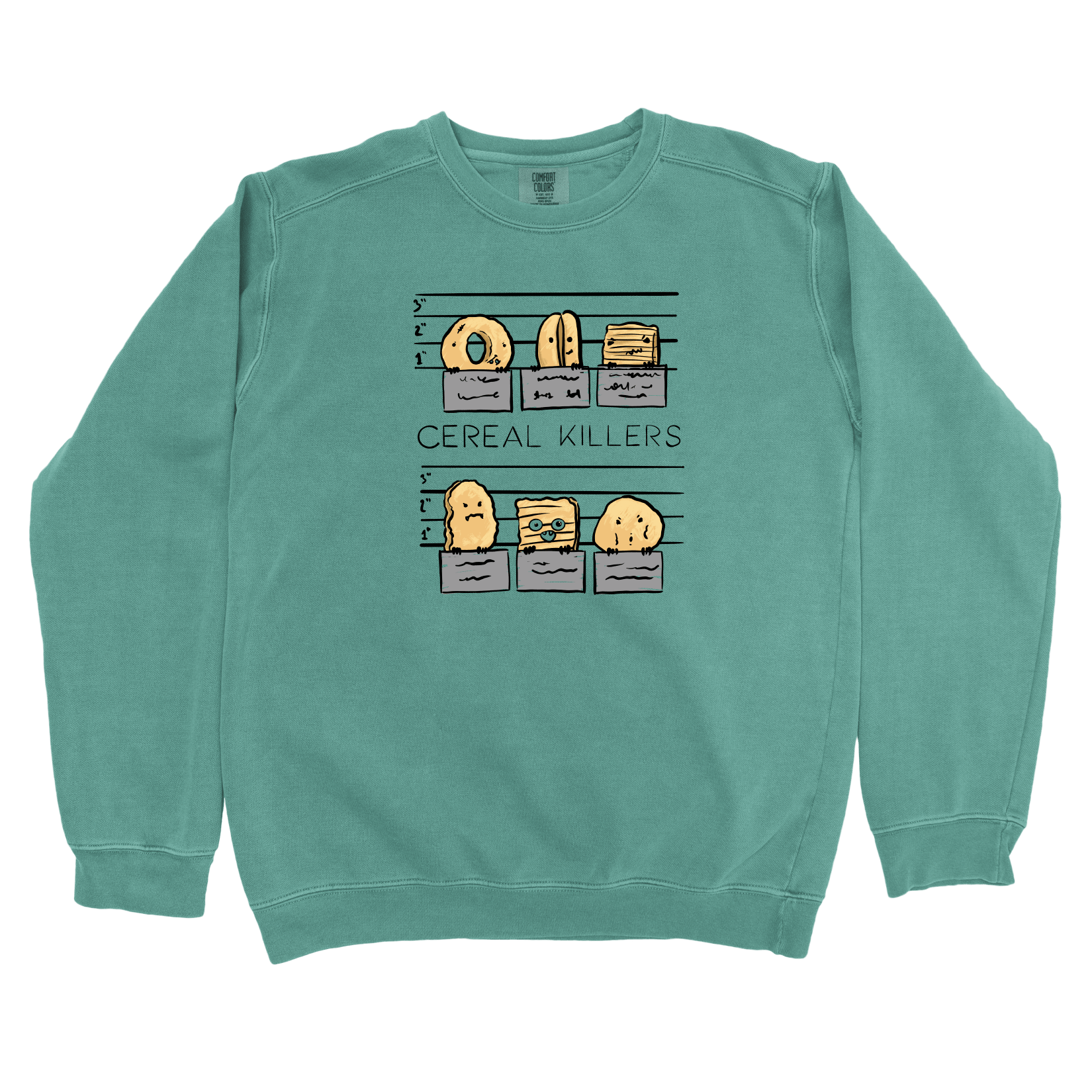 Sweatshirt Light Green / S Cereal Killers: Micro Barbi Sweatshirt