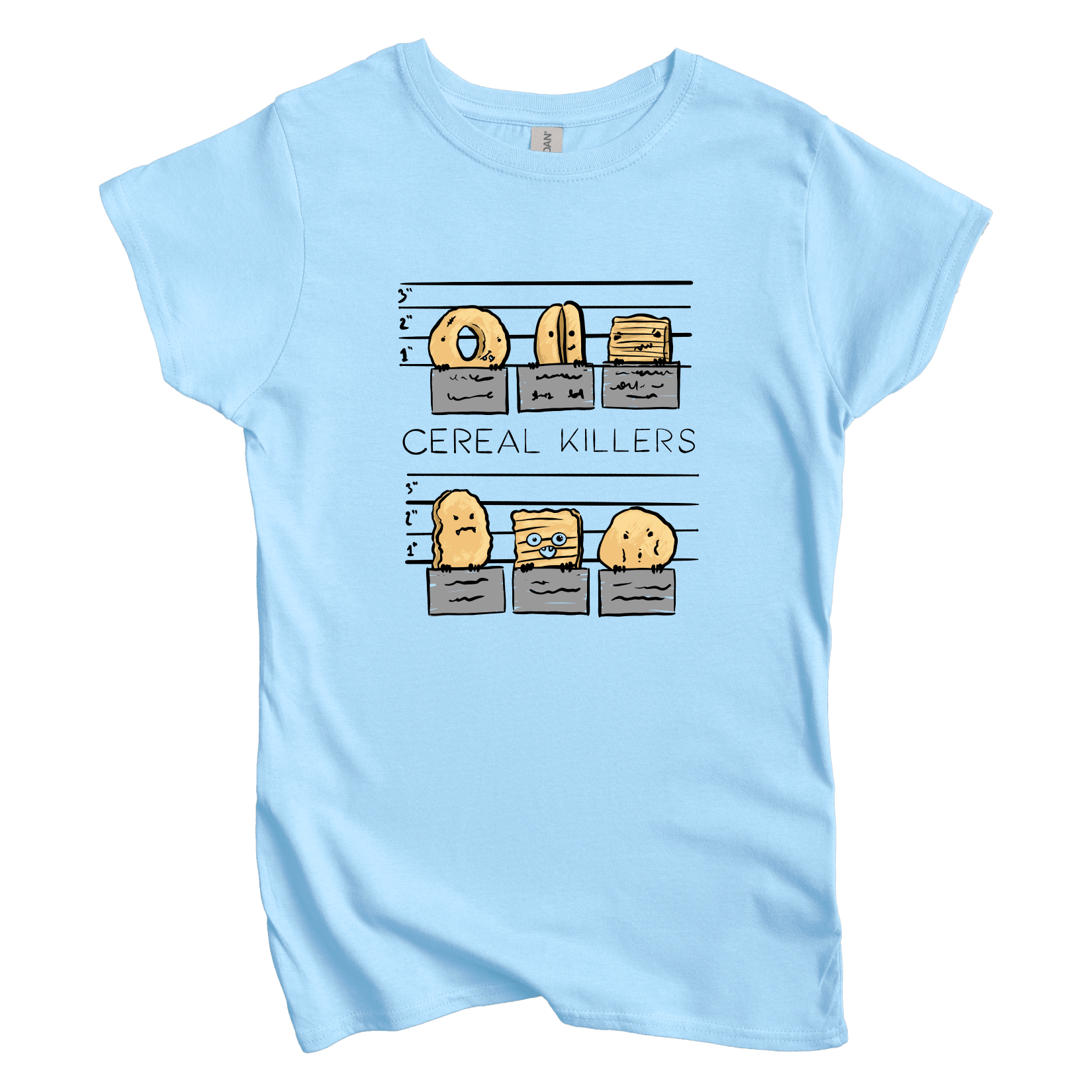 T-Shirt S / Light Blue Cereal Killers: Micro Barbi Women's Tee