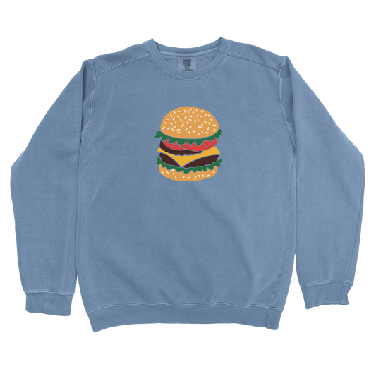 Sweatshirt Blue Jean / S Cheeseburger Sweatshirt