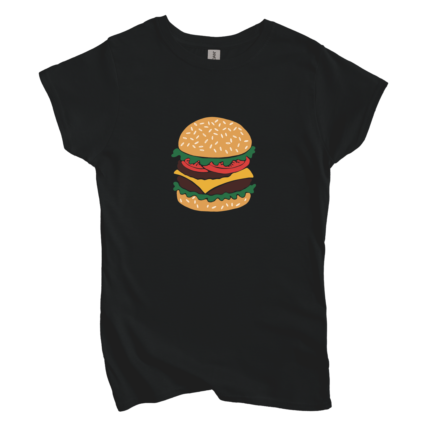 T-Shirt S / Black Cheeseburger Women's Tee