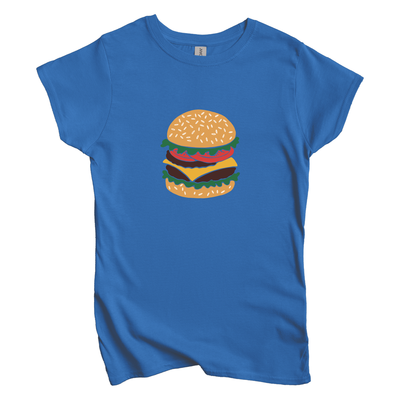 T-Shirt S / Royal Cheeseburger Women's Tee