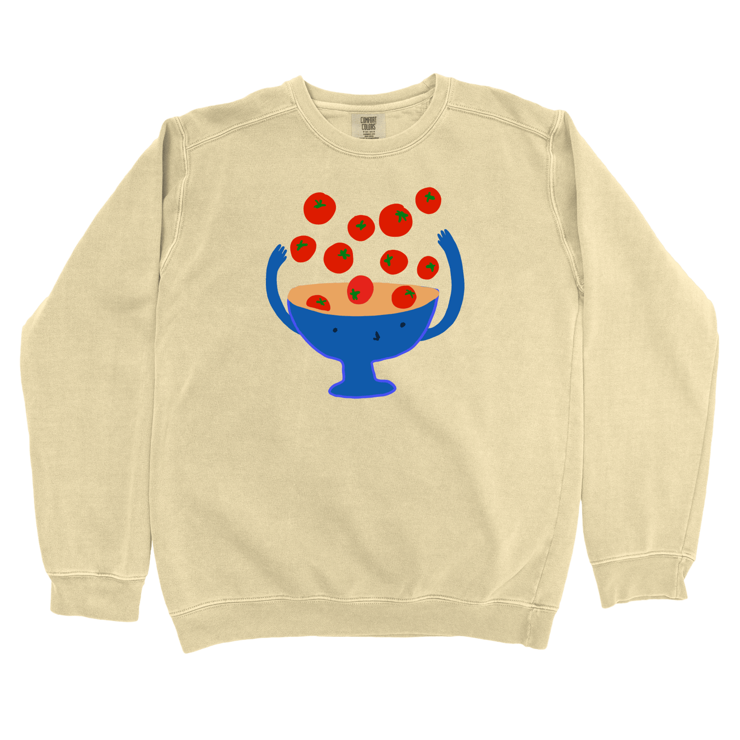 T-Shirts Butter / S Cherry Tomatoes: Woblylines Sweatshirt
