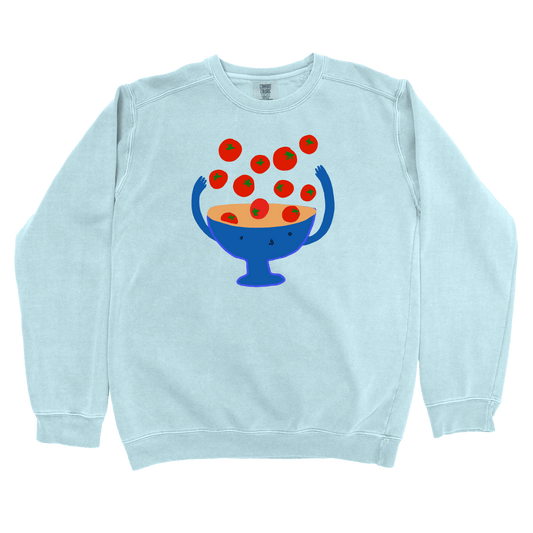 T-Shirts Chambray / S Cherry Tomatoes: Woblylines Sweatshirt