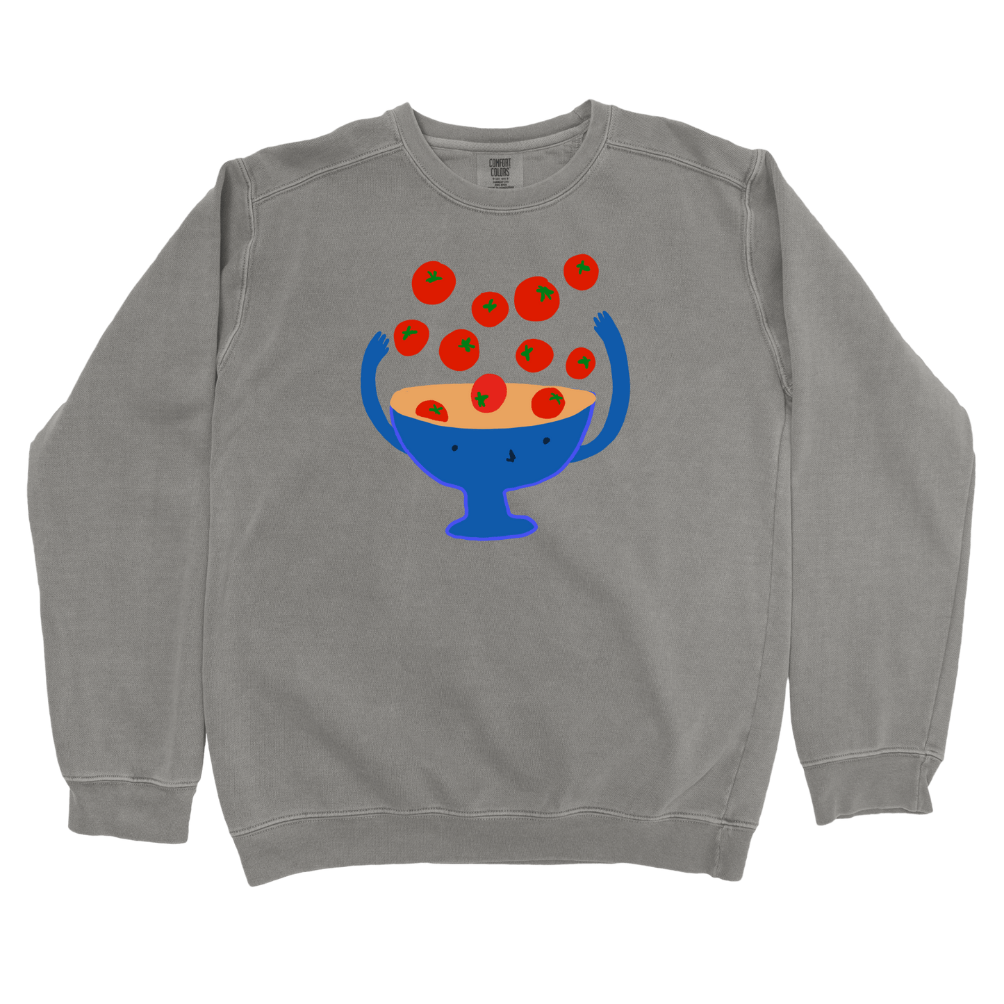 T-Shirts Grey / S Cherry Tomatoes: Woblylines Sweatshirt