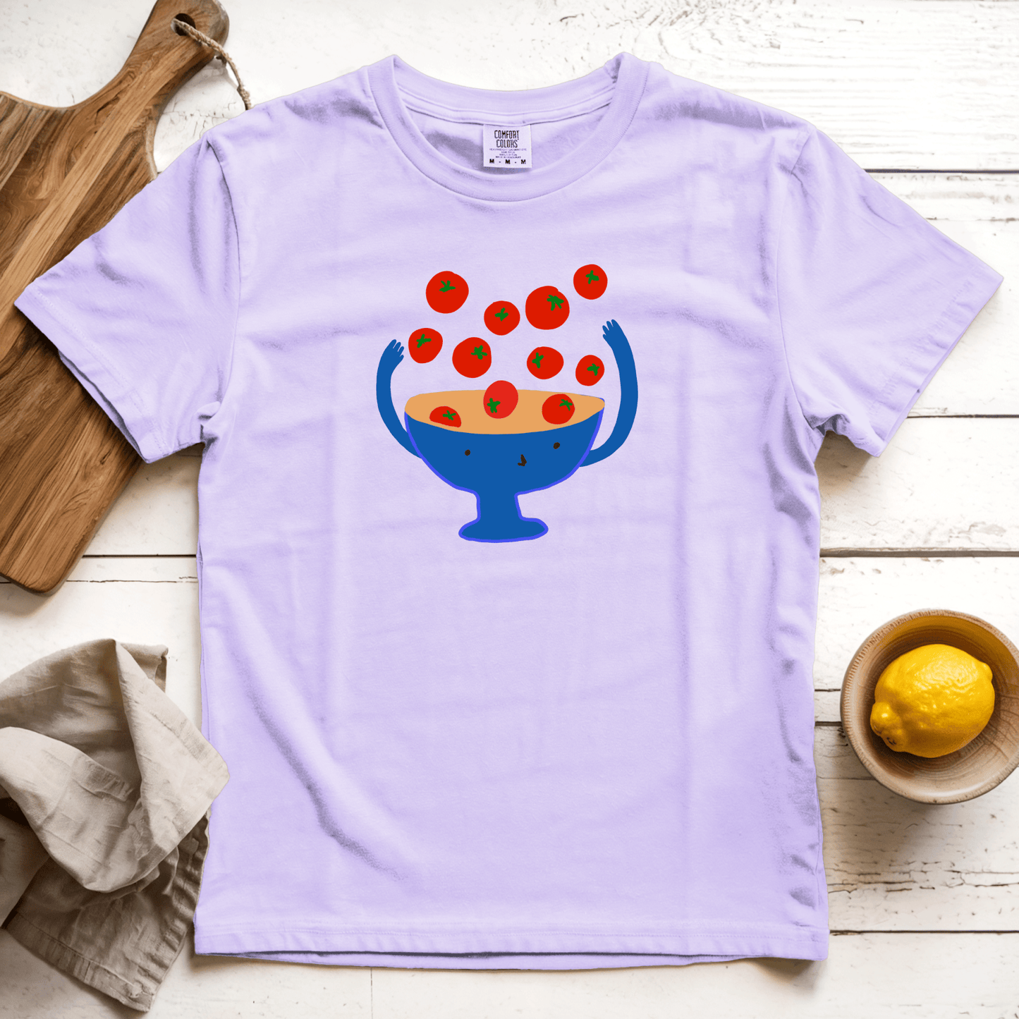T-Shirts Orchid / S Cherry Tomatoes: Woblylines