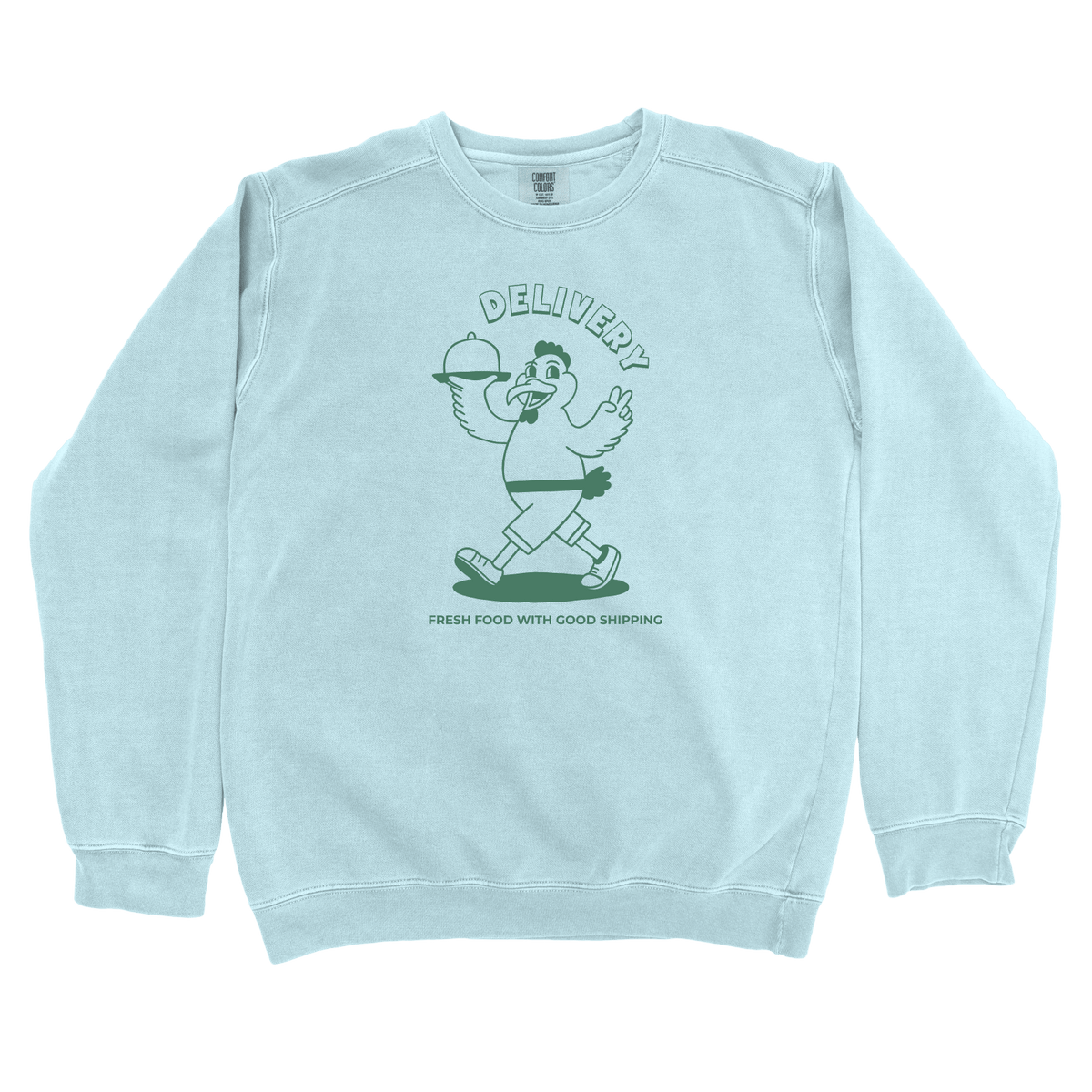 T-Shirts Chambray / S Chicken Delivery: Sae Karepe Sweatshirt