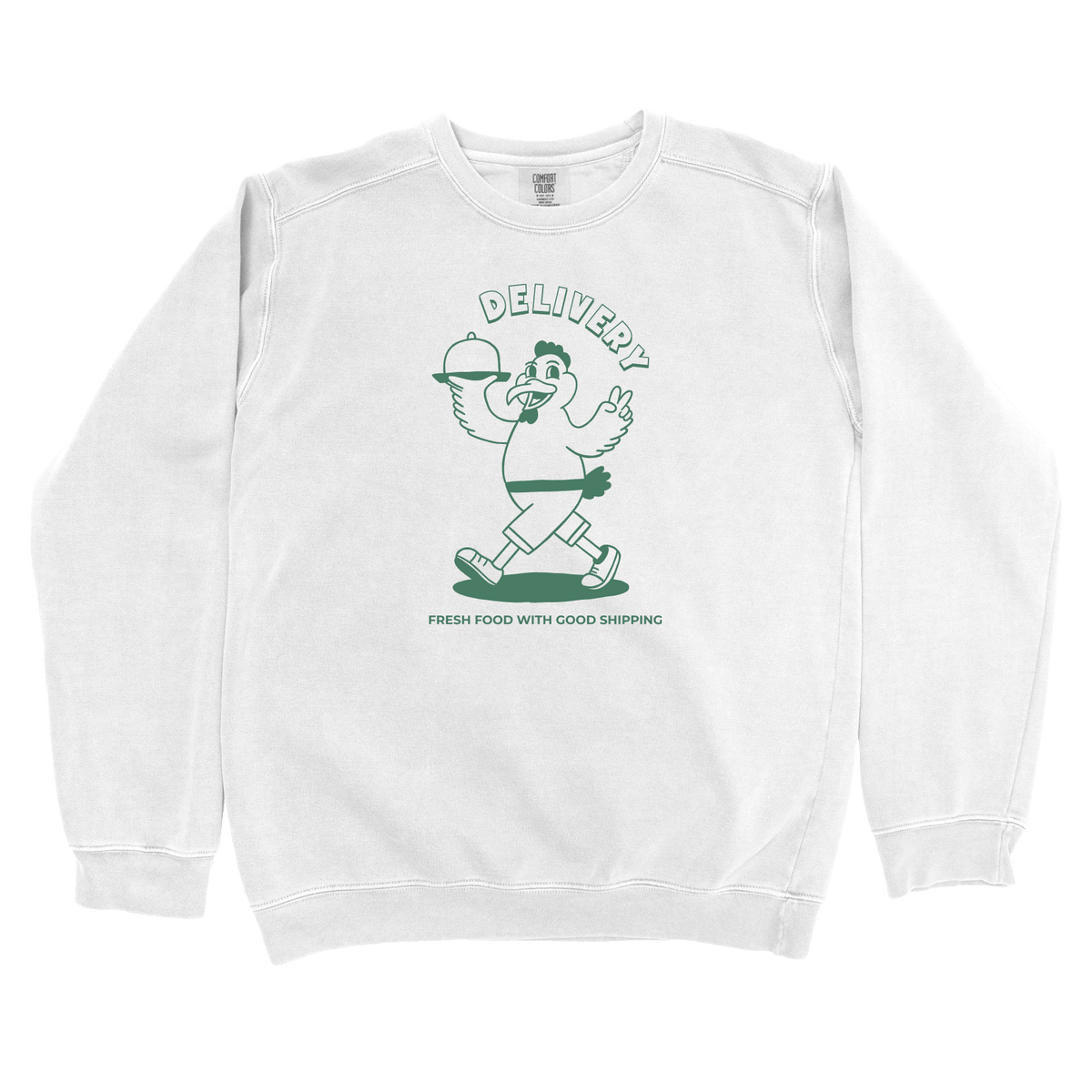 T-Shirts White / S Chicken Delivery: Sae Karepe Sweatshirt