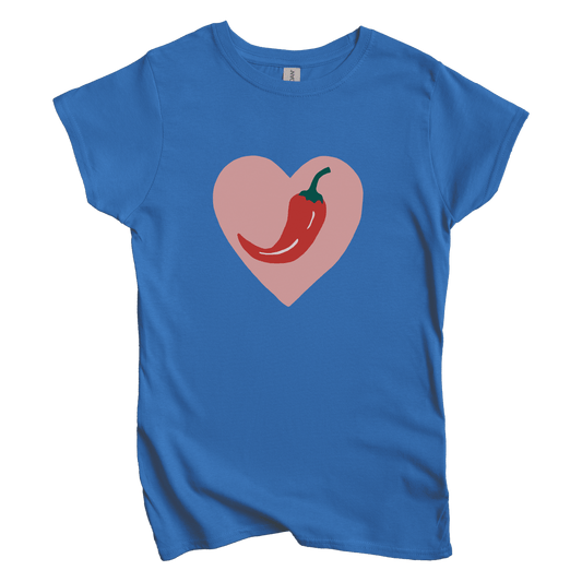 T-Shirt S / Royal Chili Heart Women's Tee