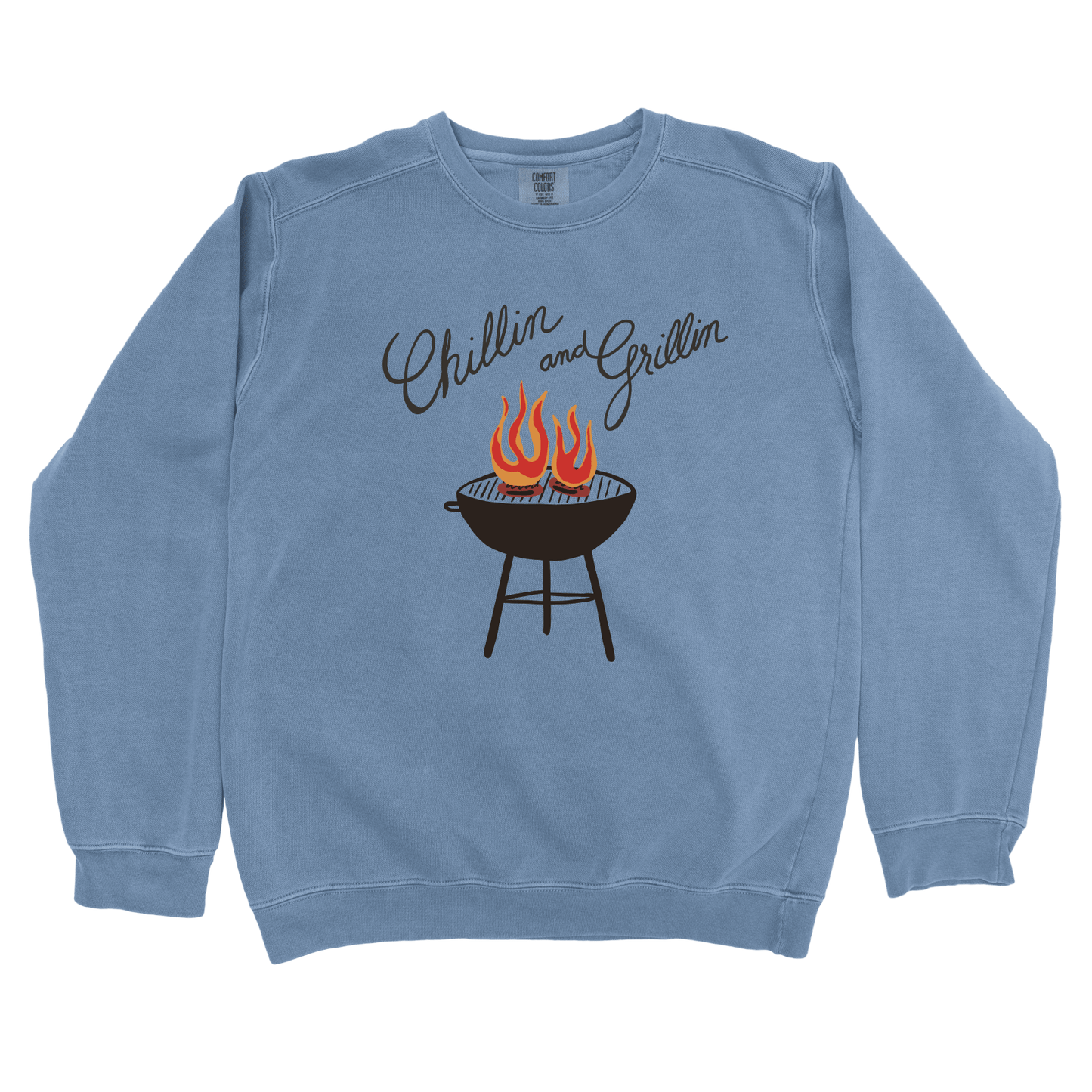 Sweatshirt Blue Jean / S Chillin and Grillin Sweatshirt