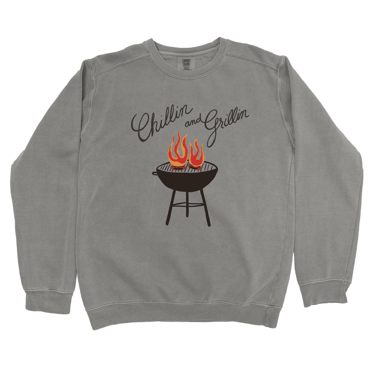 Sweatshirt Grey / S Chillin and Grillin Sweatshirt