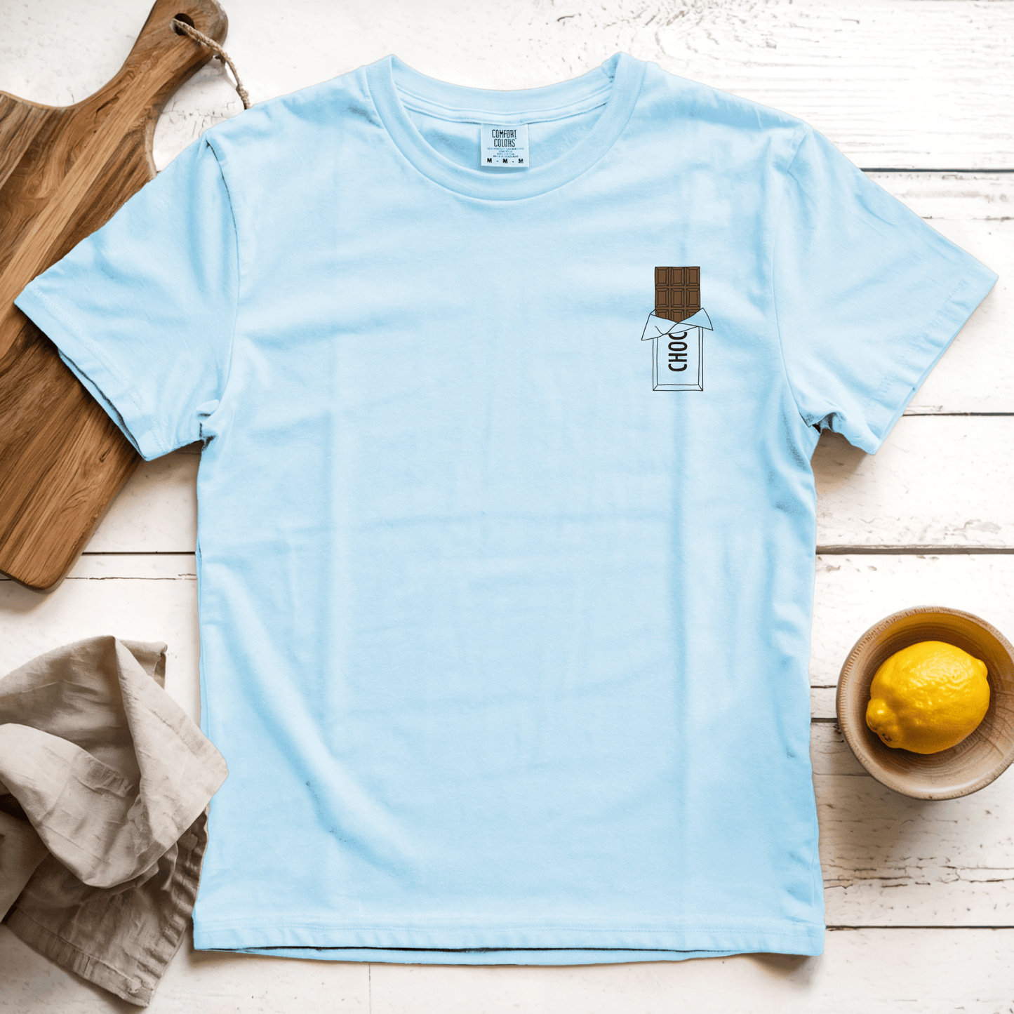 T-Shirt Chambray / S Chocolate Bar