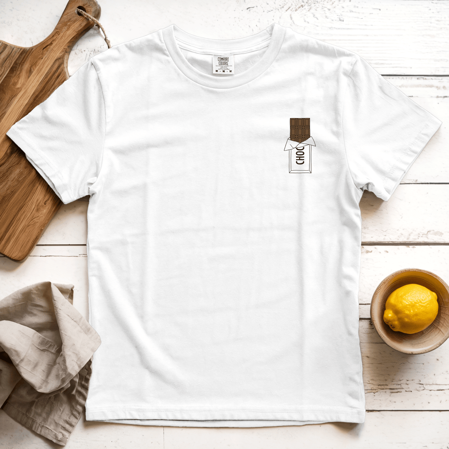 T-Shirt White / S Chocolate Bar
