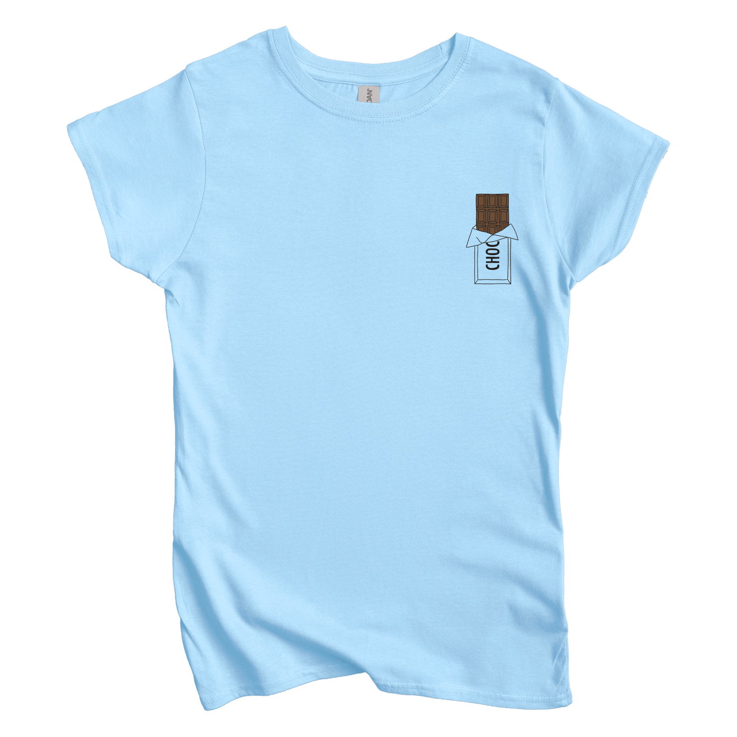 T-Shirt M / Light Blue Chocolate Bar Women's Tee