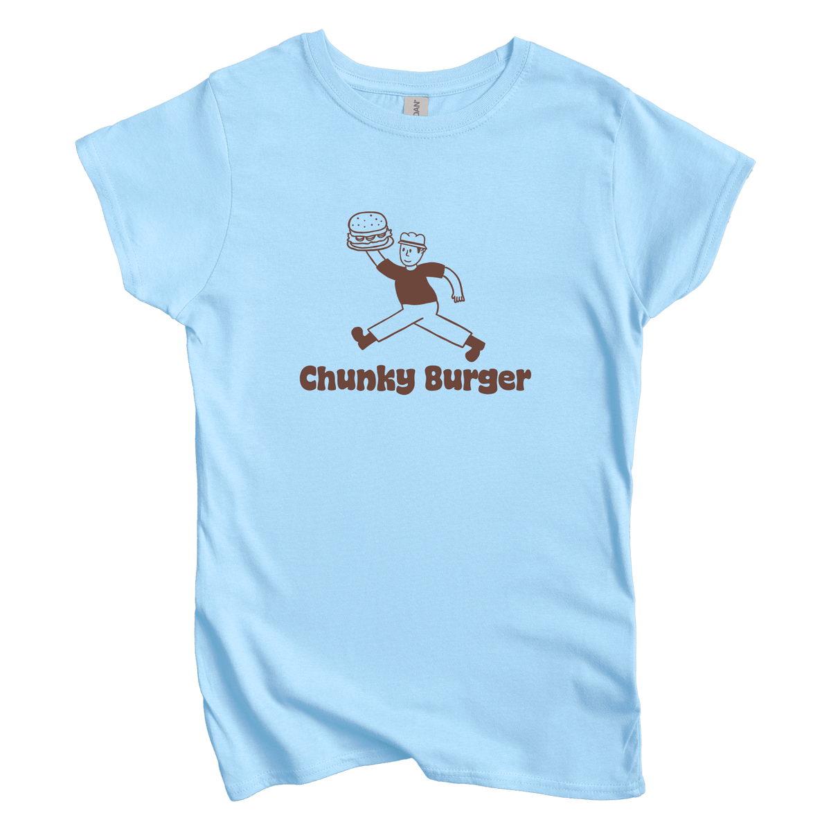 T-Shirts S / Light Blue Chunky Burger: Sae Karepe Women's Tee
