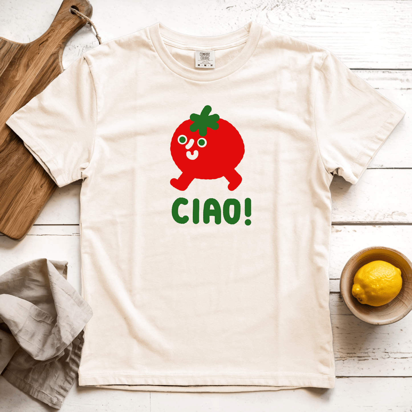 T-Shirts Ivory / S Ciao Tomato: Longoland