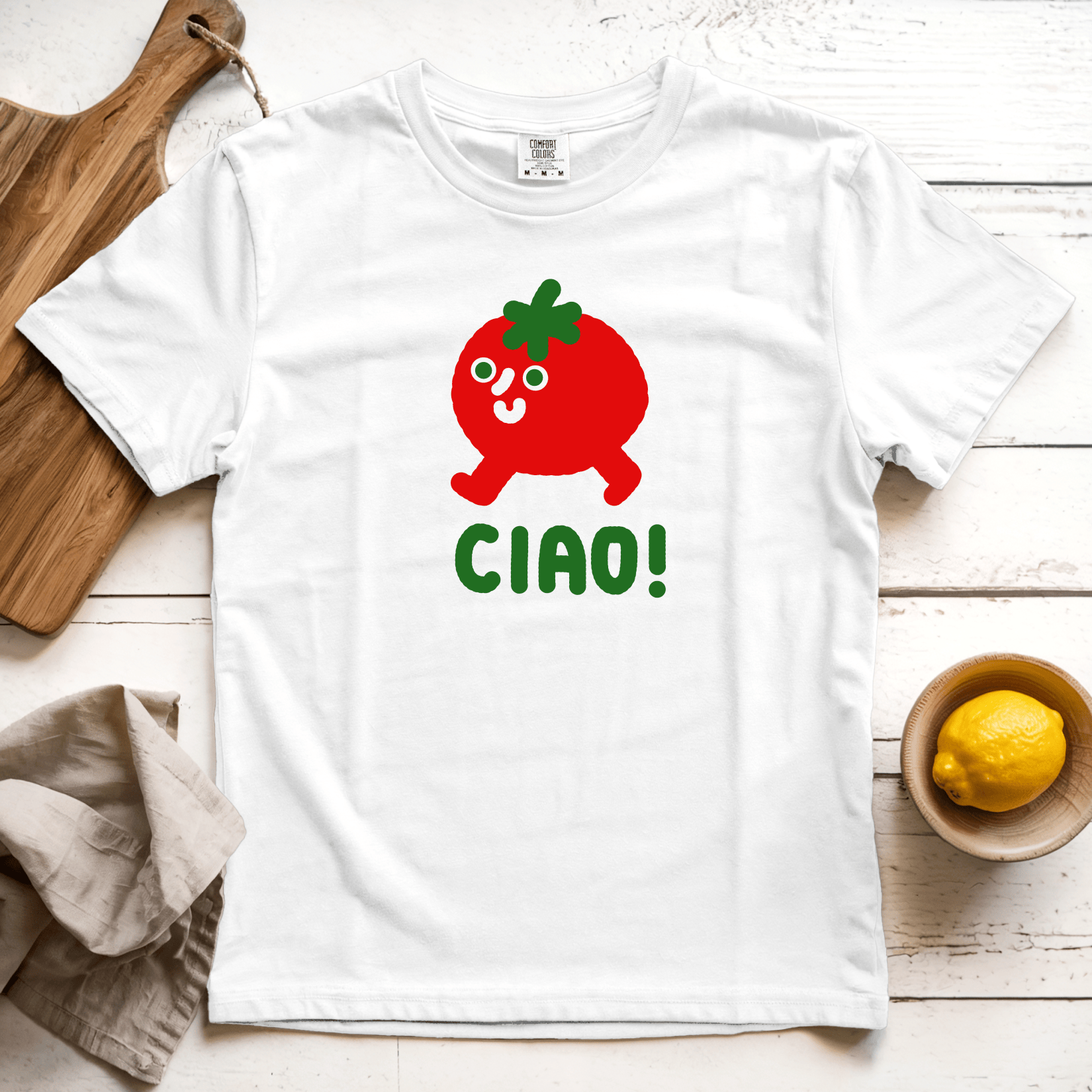 T-Shirts White / S Ciao Tomato: Longoland