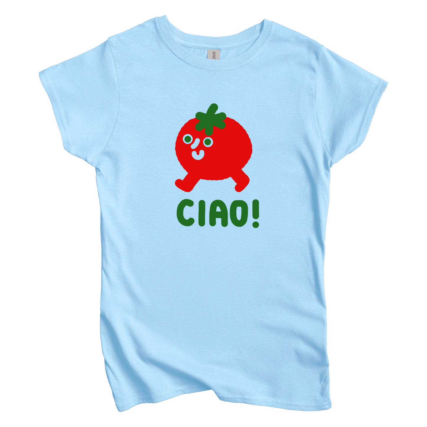 T-Shirts S / Light Blue Ciao Tomato: Longoland Women's Tee