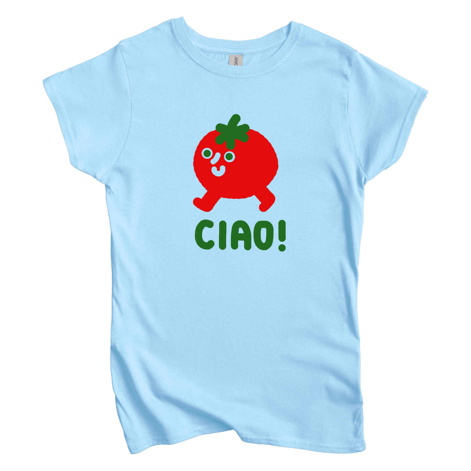 T-Shirts S / Light Blue Ciao Tomato: Longoland Women's Tee
