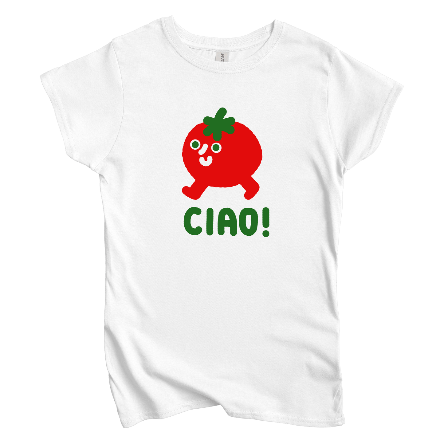 T-Shirts S / White Ciao Tomato: Longoland Women's Tee